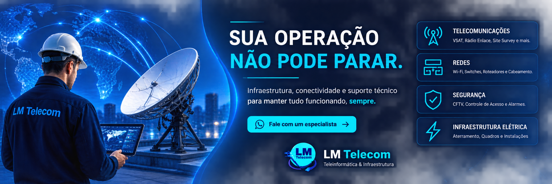 Sua operação não pode parar