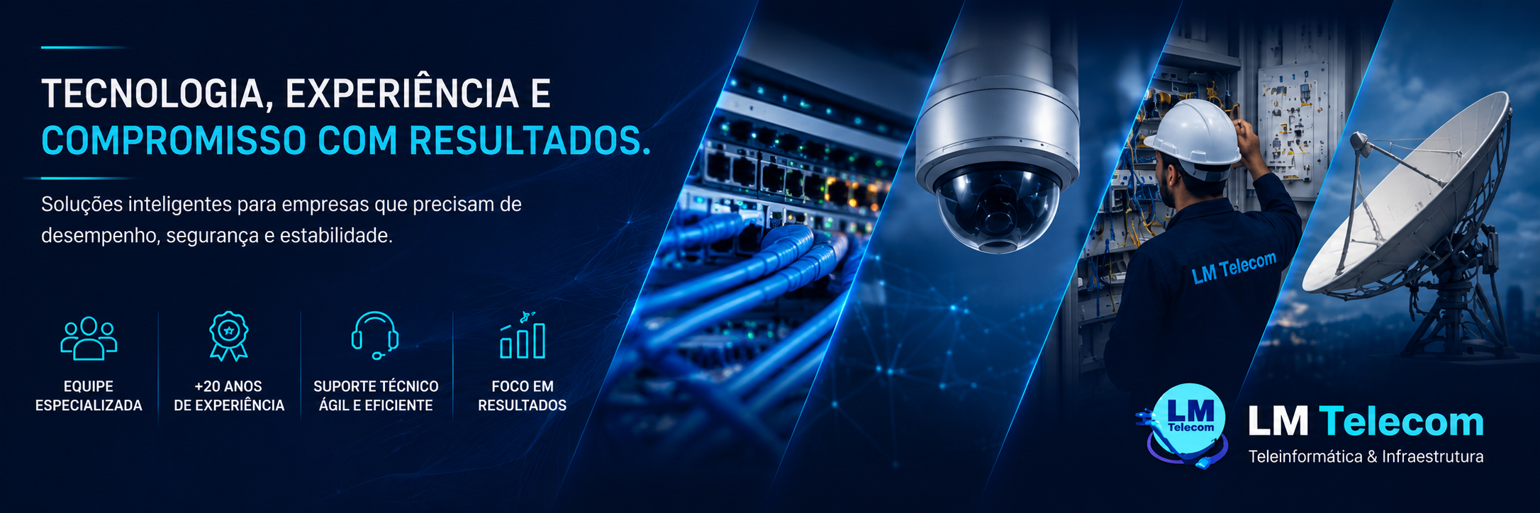 Tecnologia, experiência e compromisso com resultados